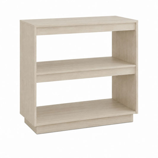 Libreria bassa rettangolare rovere chiaro in truciolare nobilitato 60 x 30 x 80 cm